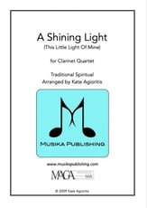 A Shining Light (This Little Light of Mine) - Jazz Arrangement for Clarinet Quartet P.O.D cover